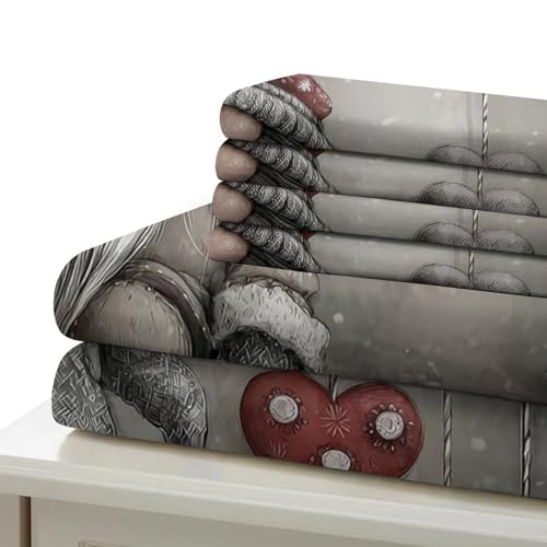 Parure de lit chien de Noël housse de couette 3D microfibre 260x220cm - 7