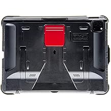 Pivot A20A Military Grade iPad Case - Black/Red Clip | For iPad Pro 11" 1st-4th Gen., iPad Air 11" M2/M3/M4 & iPad Air 4th-5th Gen., Compatible With All PIVOT Mounts