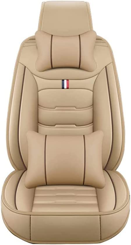 Housses De Siège Sur Mesure Pour BMW X1 F48 (2015-2023) - 5 Places - Cuir PU - Avant & Arrière - Noir - 7