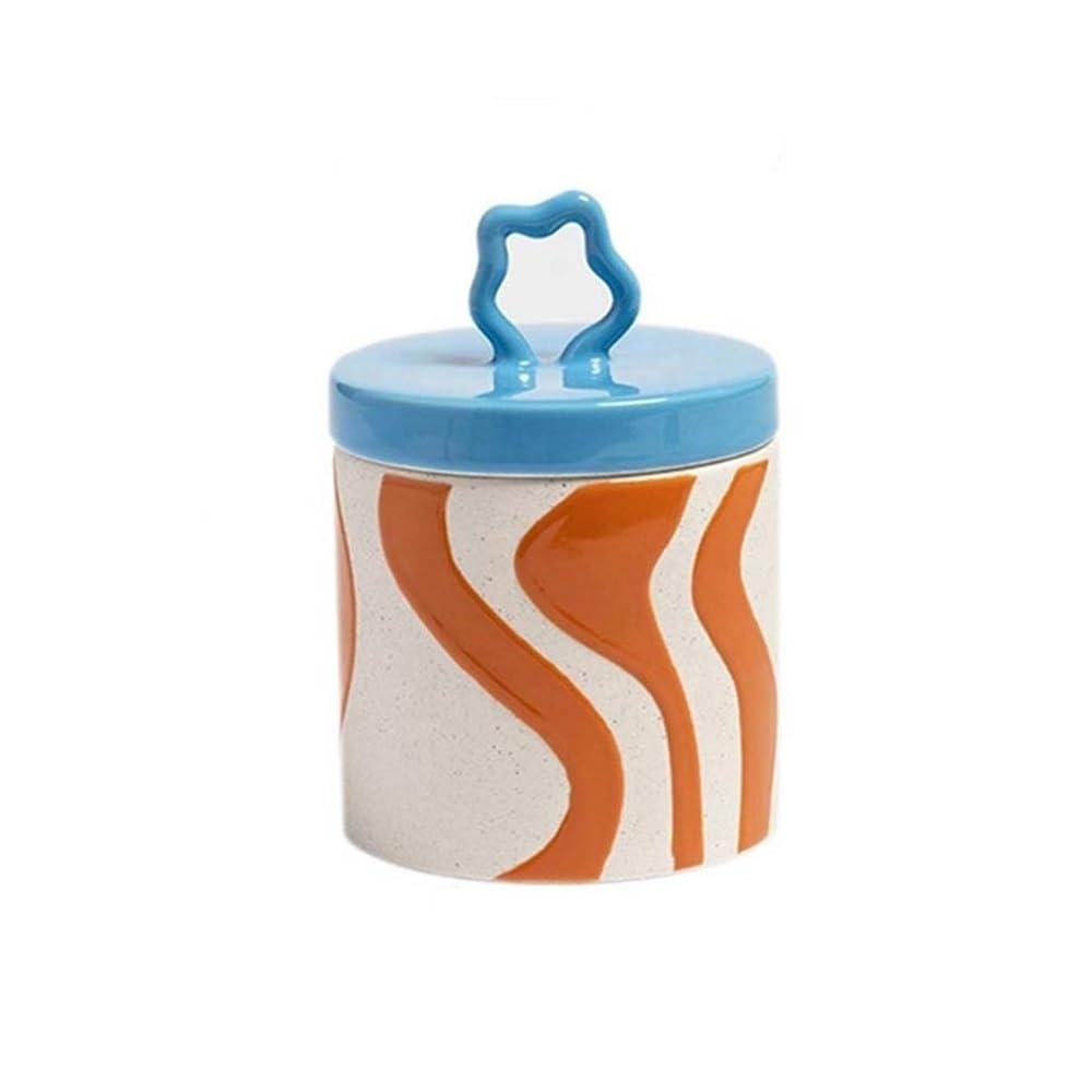 Cucina Barattolo portaoggetti colorato porta burro in ceramica da appoggio