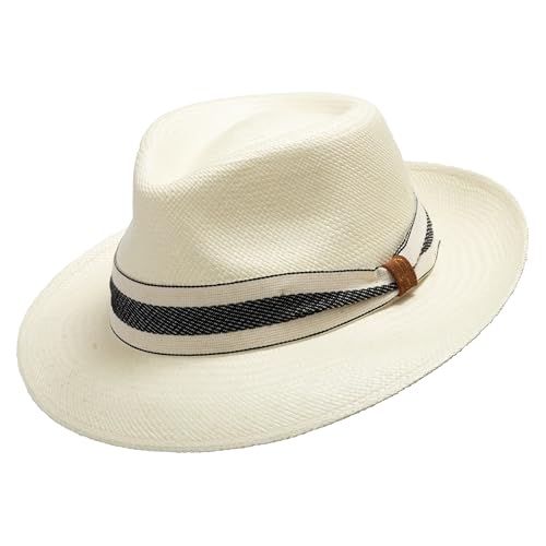 Image of Genuine Havana Retro Panama Straw Hat Classic Lightweight