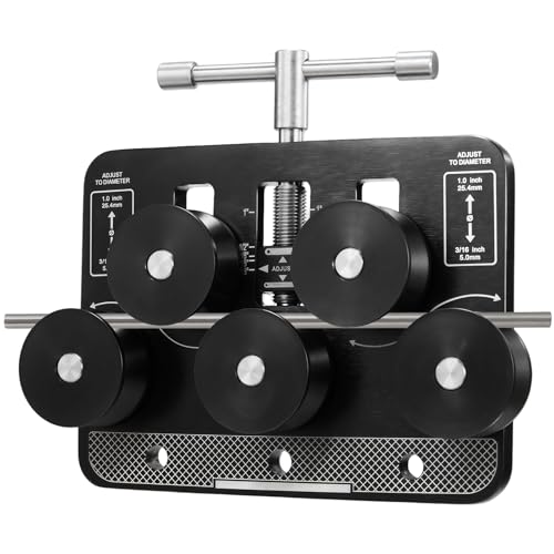 YeeJinHong Tubing Straightener Tool for 3/161 Pipe Adjustable Brake Line Straightener for Copper Aluminum Steel Tubing Pipe & Fuel Line Straightening Tool for Bent Tubes