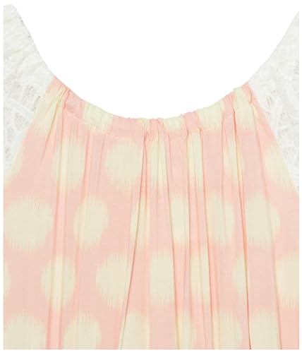 Star Vixen Girls' Lace Trim Patchwork Dress3