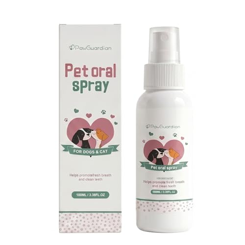 Milo Lab Co Dental Spray Paw Guardian Dental Spray Paw Guardian Dental Clean Spray Calendula Extract Rosemary and Green Tea Extract Eliminate Bad Breath Fresher Breath - 3.38 Oz (1pcs)