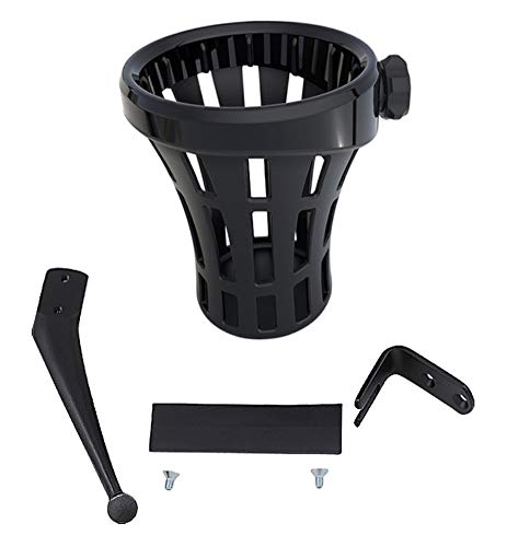 Black Big Ass™ Drink Holder with '14-up Passenger Mount