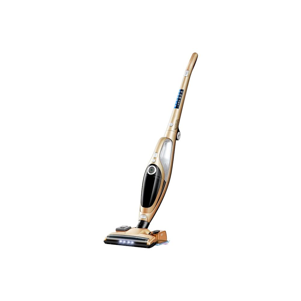 Aspirateur à main et vertical jaune pour éliminer la poussière des tapis