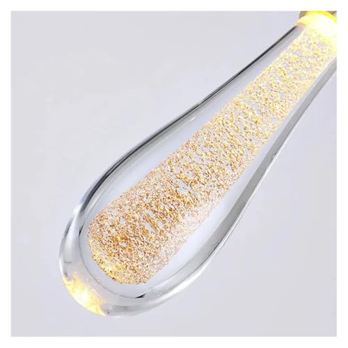 Lampes suspendues LED modernes et lustre en cristal de restaurant
