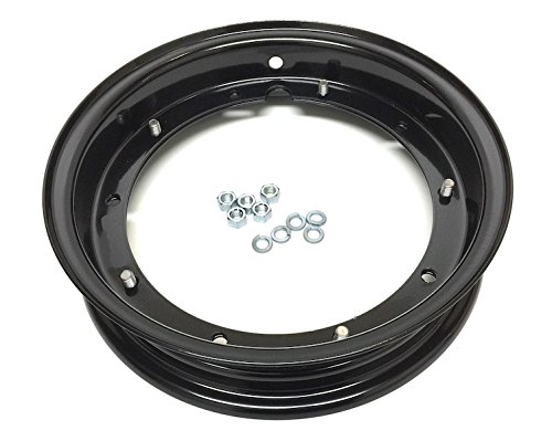 Felge Schwarz 2.10-10 passend für 3.00/3.50-10 Zoll passend für Vespa PK PX ET3 Primavera Rally Special