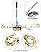 QWORK 2 Ton Dual Gear Power Puller, Automotive Hoist Winch Puller, Heavy Duty Power Cable Come Along Tool with Dual Gears, with 6' Aircraft Cable