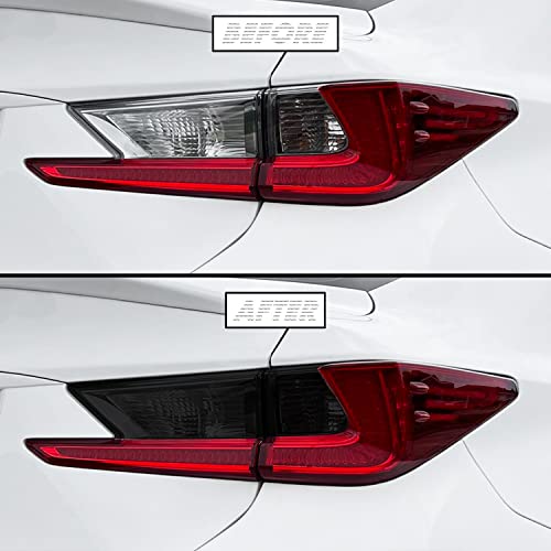 SlickMod PreCut Vinyl Smoke Tint for 2015-2018 Lexus RC Tail Light (3. Turn Signal & Reverse, 20% Dark Smoke)