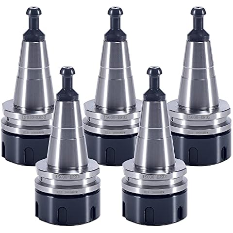 HOZLY 5PCS/Lot ISO30 ER32-45L Balance Collet Chuck G2.5 30000RPM CNC Tool Holder With Pull Stud Milling Lathe Cover