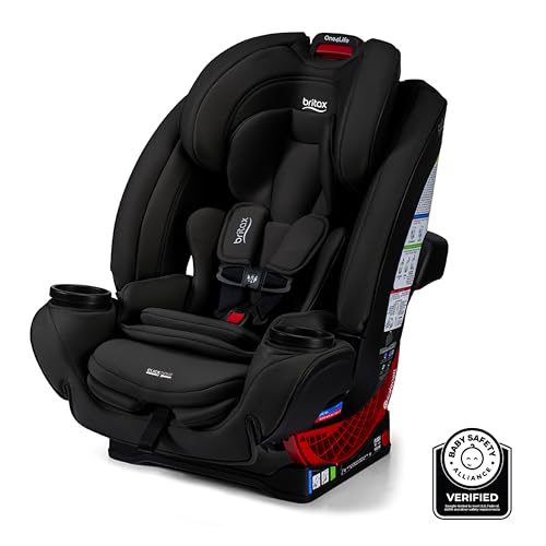 Image of Britax One4Life All-in-One Car Seat, Up to 10 Years of Use, Rear Facing, Forward Facing, & Booster Modes, Extended Rear-Facing, ClickTight Installation & Breathable SafeWash Fabrics - Raven Black