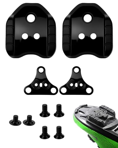 TPZORJX Adaptadores De Pedal De Bicicleta De Metal, Pedales De Bicicleta De Carretera, Adaptador de Cala Doble Duradero, Juego De Calas De Pedal, para Paso Bloqueo de Bicicleta Carretera Convertidor