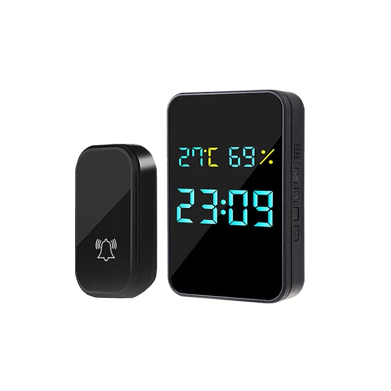Sonnette sans fil SilentWave DrPhone étanche IP44 avec carillon intérieur 250m