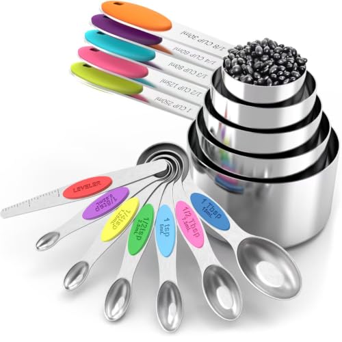TILUCK measuring cups and magnetic measuring...