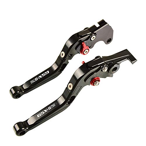 Levier d'embrayage usiné CNC en aluminium noir durable pour moto Suzuki GSX-S 750