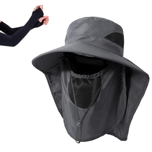 Reviews de Gorro de pescador para Mujer . 47 TAGNEFLOR Sombrero de Sol para Mujer y Hombre, Impermeable y Plegable con Protección UV, Cobertura para Cuello y Cara, Ideal para Pesca, Playa, Senderismo (MX/US, Alfa, Talla...