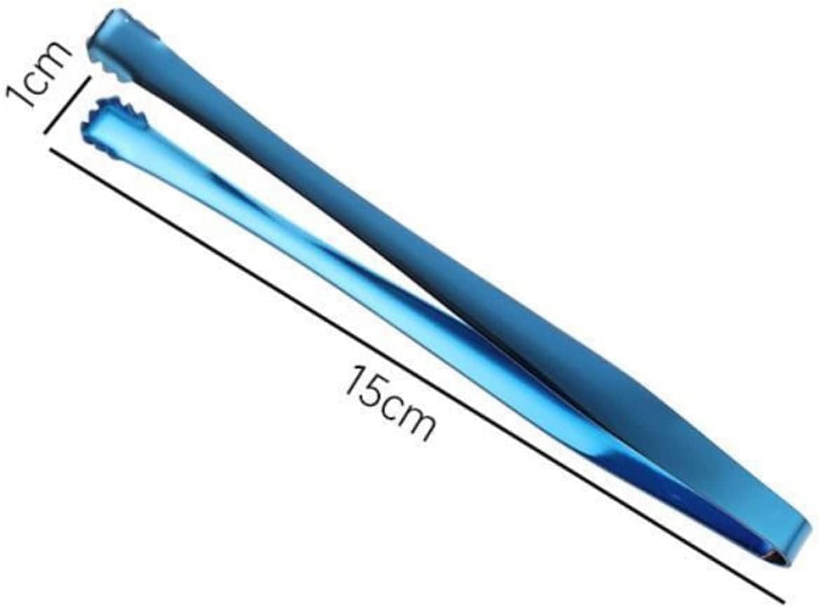 Kitchen Tongs Steel Ice Clip Ice with Teeth Tong Bread Coffee Sugar Clip Ice Clamp Tool Bar Kitchen Accessories tongs