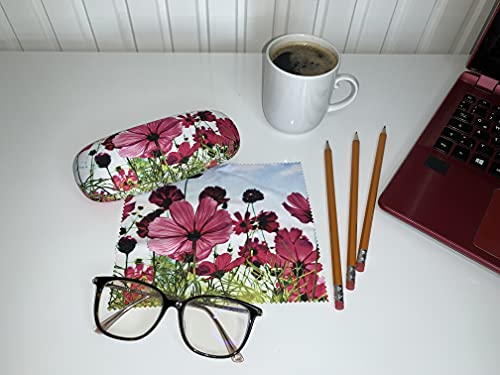 VON LILIENFELD Brillenetui Bloemenweide Brillenkoker Stabiele Reinigingsdoek Glasses Case Box - Image 5