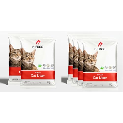 Image of Hipkoo Exclusive Cat Litter Bundle | 10kg + 20kg | 100% Natural Bentonite Clay | Dust-Free Unscented