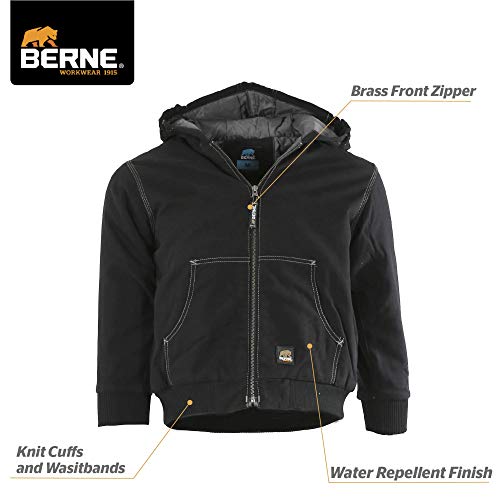Berne Youth Softstone Modern Hooded Jacket2