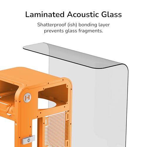 Image of Hyte X50 Modern Performance ATX Mid-Tower PC Gaming Case - Astral Orange