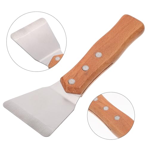 Raspador multiusos CRAFTHROU de acero inoxidable y mango de madera 8