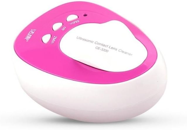 Kowellsonic CE-3200 Mini Ultrasonic Contact Lens Cleaner Kit Daily Care Fast Cleaning New(with Kowellsonic label)-Red