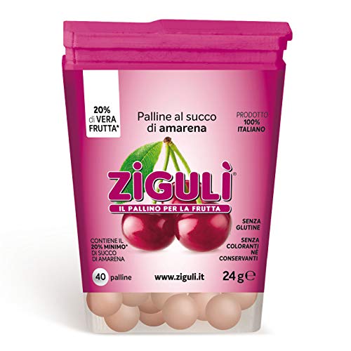 Ziguli Palline al Succo di Amarena 40 Palline