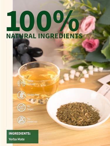 TeeLux Yerba Mate Tea Bags, 3g/bag, Unsmoked Natural Yerba Mate Tea, 50 ct - 2