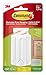 Command Wire-Back Hangers, Indoor Use, 3 hangers, 6 strips, Decorate Damage-Free (17043-ES),White