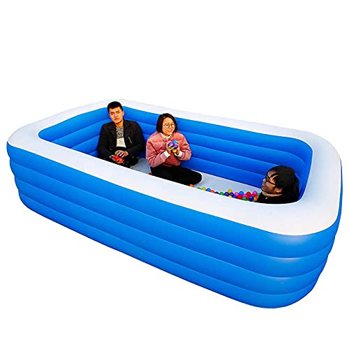 UHVUJDUI Piscina Inflable inalámbrica Inteligente con toldo para diversión Familiar bajo el Sol