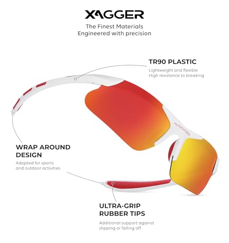 Image of Kids Youth Polarized Sports Sunglasses for Boys Girls Baseball Softball Glasses TR90 Frame