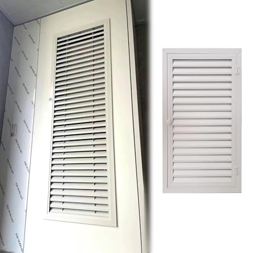 Trappe d'accès à persiennes pour ventilation de panneau électrique