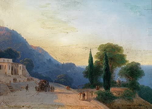 Affiche d'art Un jour d'été de l'artiste Aivazovsky pour décoration murale 60x90cm