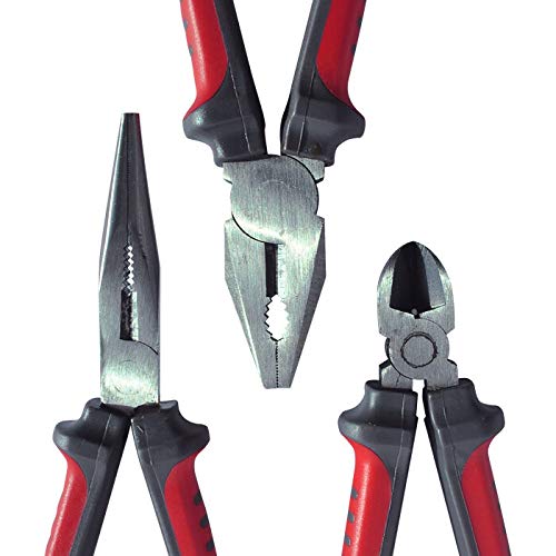 Simply Tools 3pc Plier Set Made from Quality Chrome Vanadium with - Image 3
