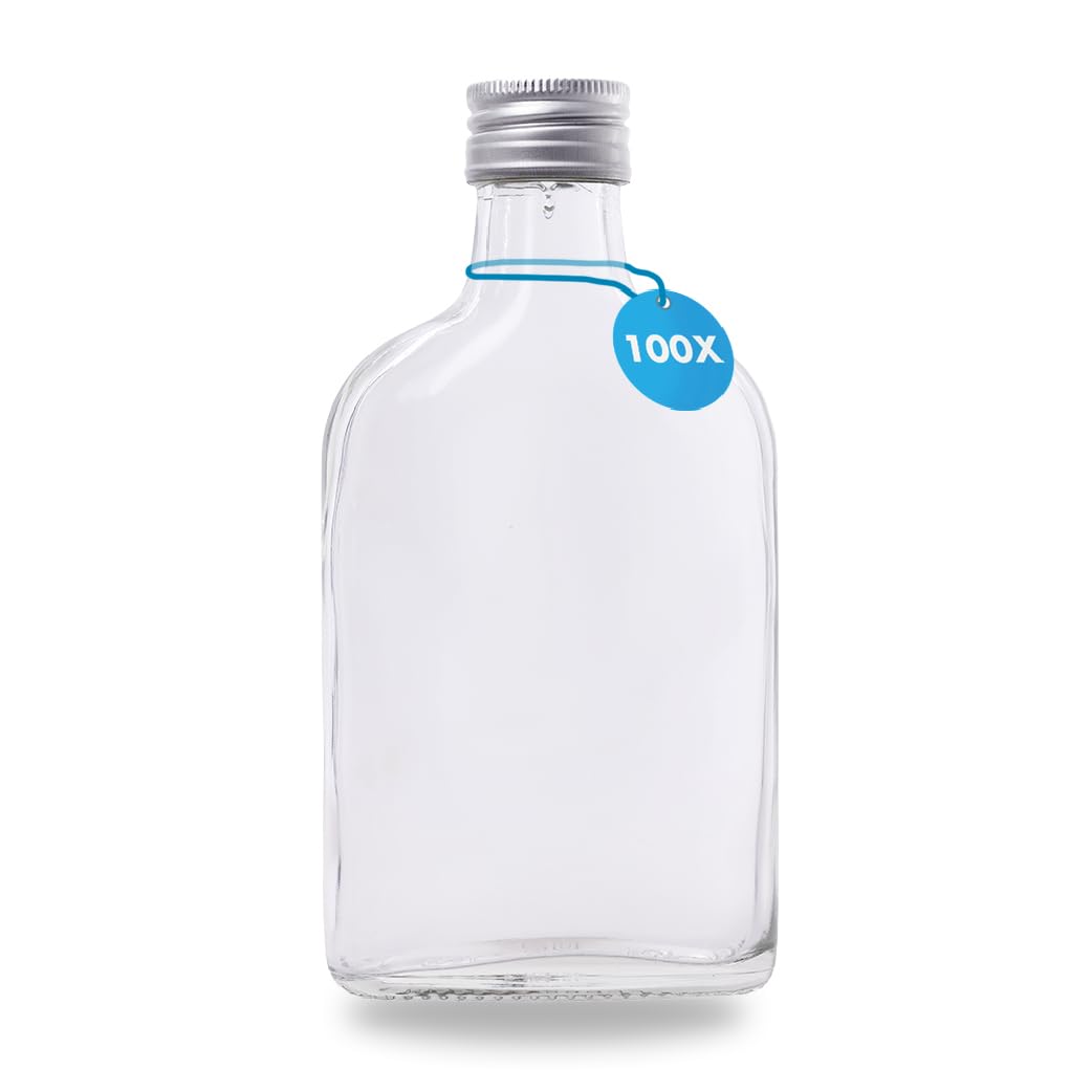 Bouteilles de liqueurs de 200 ml en verre pour tables de mariage et cadeaux d'invités raffinés