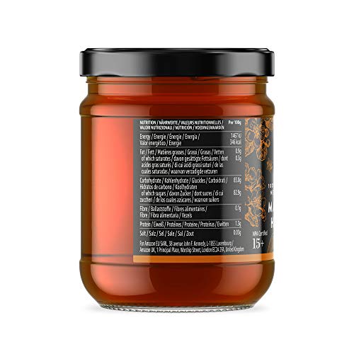 Amazon-merk: Happy Belly Select Manukahoning 15+, 340gr - MGO 514 - Image 4