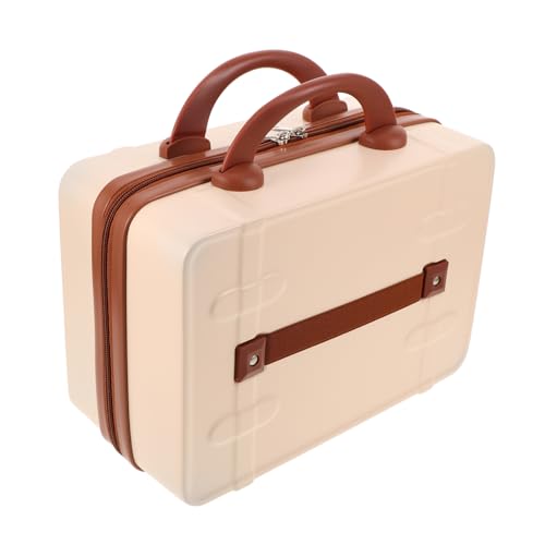 Healvian Maletín Maquillaje Vintage Maleta Pequeña Portátil con Compartimentos Múltiples para Viaje y Diario Mujer Elegante