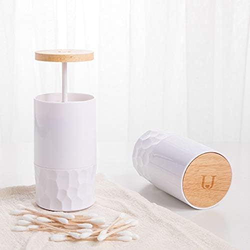 Toothpick Box Cotton Swabs Holder Tooth Pick Automatic Dispenser Press Can Living Room Table Accessories Cotton Bud Container