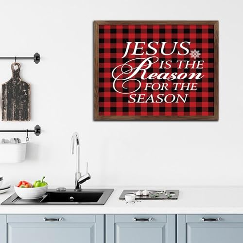 Jésus est la raison de la saison panneau de décoration murale