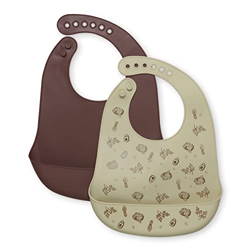 Celavi Silicon Bib Babero para Comer, Rocky Road, Talla única Unisex bebé Cover