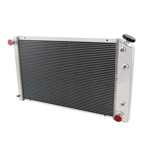 CoolingSky 4 Row Full Aluminum Radiator for 1973-1991 GMC Chevy C/K 10 20 30 Series Truck Suburban Jimmy Blazer & Multiple GM Cars