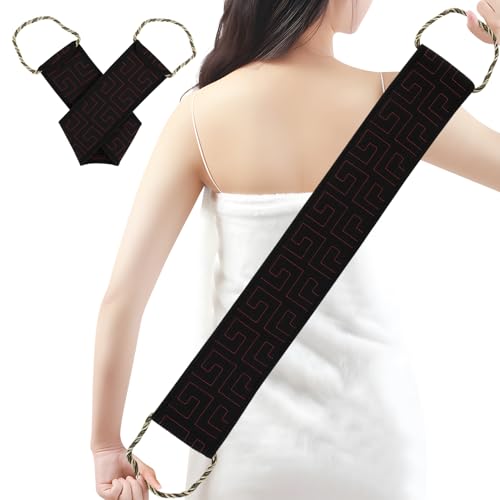 Scrubber per La Schiena,85 cm Spazzola Posteriore Doccia Massaggio Della Schiena,Spazzola Lava Schiena Da Doccia Esfoliante, Applicatore Di Lozione per La Schiena per Uomo E Donna