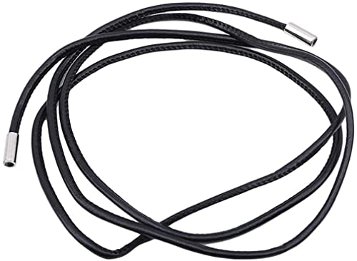 Black Thin Belt Pu Leather Rope Decorative Simple Refined Temperament Belt4