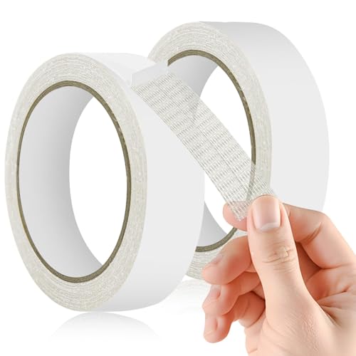 HINGTAI 2PCS Double Sided Adhesive Fabric Tape, Heavy Duty Hemming Tape for Pants & Clothes, No Sew...