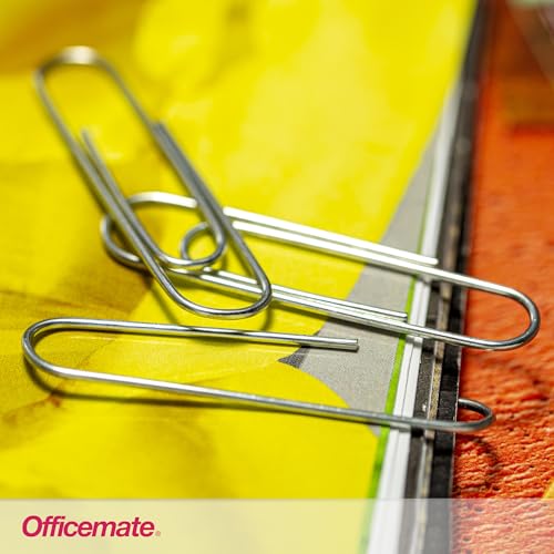 Officemate Giant Paper Clips, Pack of 10 Boxes of 100 Clips Each (1,000 Clips Total) (99914) image 8