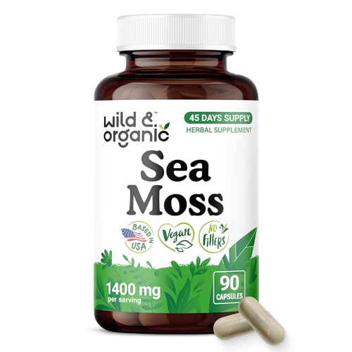 Wild & Organic Sea Moss + Bladderwrack Capsules (90 ct)
