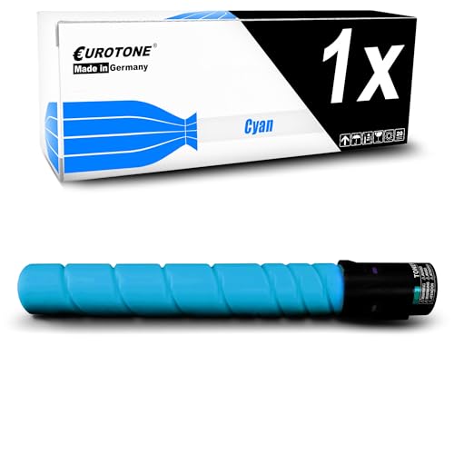 Toner cyan Eurotone pour Konica Minolta Bizhub C454 C554 remplace A33K452