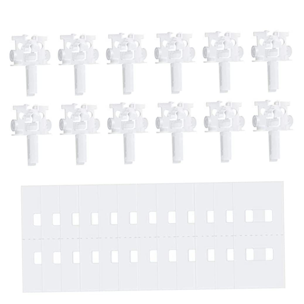 Vertical Blind Repair Kit Vertical Blinds Stem Tabs Replacement Curtain Accessories Vertical Blind Repair Carrier with Stem Vertical Blind Stem Replacement Vertical Blind Carrier Stem Vertical Blinds